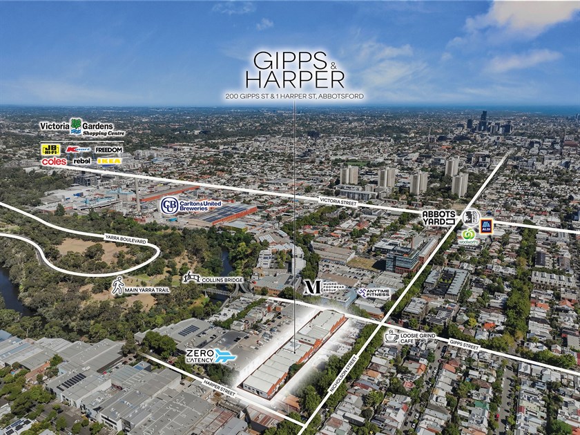 200 Gipps Street (Including 1 Harper Street), Abbotsford VIC 3067