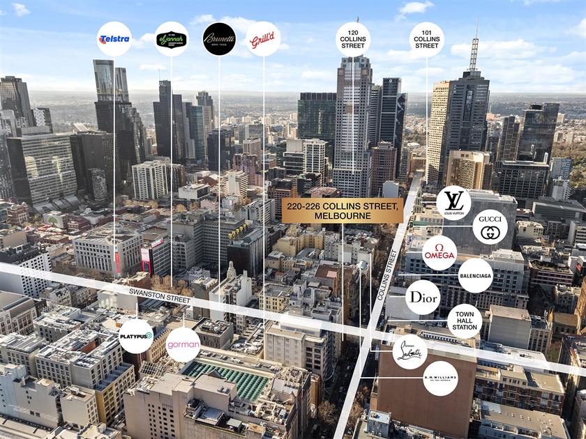Shop 1/220-226 Collins Street, Melbourne VIC 3000