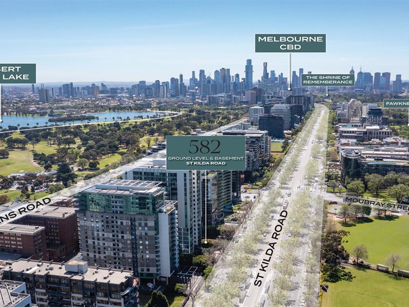 Ground Level & Basement/582 St Kilda Road, Melbourne VIC 3004