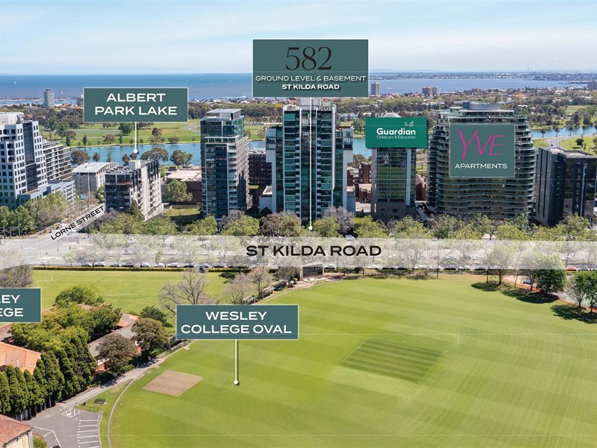 Ground Level & Basement/582 St Kilda Road, Melbourne VIC 3004
